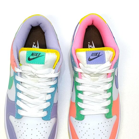 Nike Dunk Low SE Easter Candy Men 8.5 WMNS 10 Multi-Color DD1872-100 Wore Twice! - Picture 5 of 12